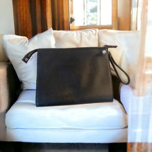 White House Black Market Black Wristlet Purse